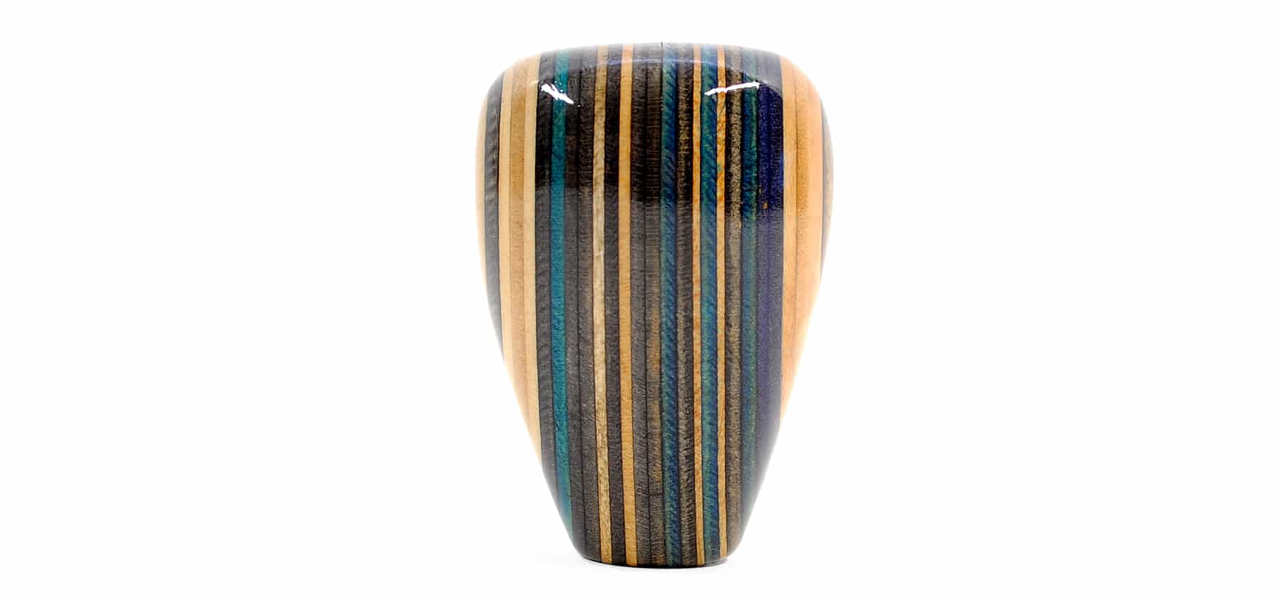 teardrop blue shift knobs with vertical layers