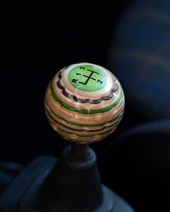 golf ball shift knob green